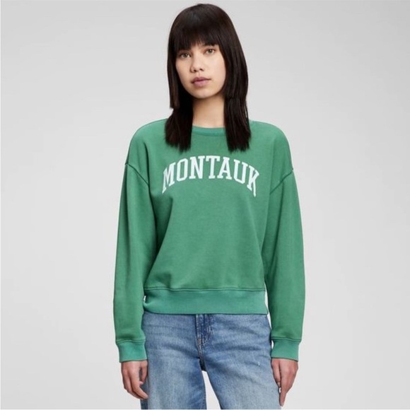 GAP Teen Green Montauk Sweatshirt 14-16 - Picture 2 of 5